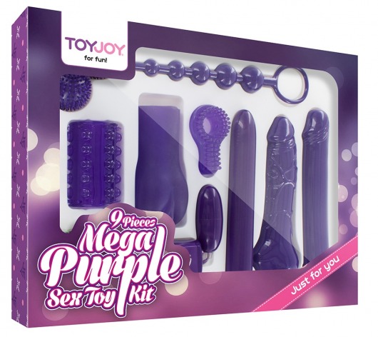 Эротический набор Toy Joy Mega Purple - Toy Joy - купить с доставкой в Саранске