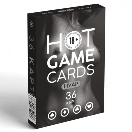 Игральные карты HOT GAME CARDS НУАР - 36 шт. - Сима-Ленд - купить с доставкой в Саранске