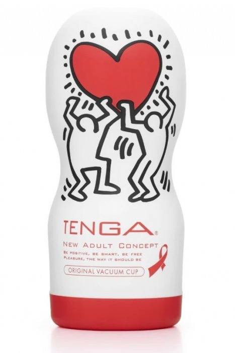 Мастурбатор Keith Haring Cup Deep Throat - Tenga - в Саранске купить с доставкой