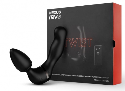 Черный гибридный вибромассажер Nexus Revo Twist - Nexus Range - в Саранске купить с доставкой