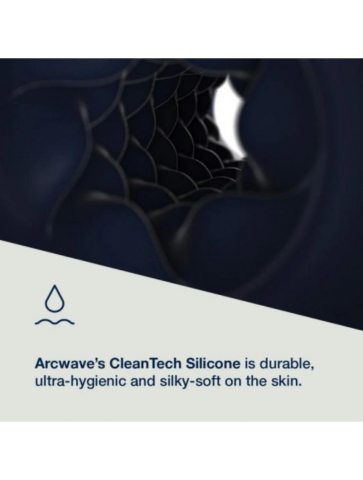 Синий мастурбатор с контролем всасывания Arcwave Pow Stroker - Arcwave - в Саранске купить с доставкой