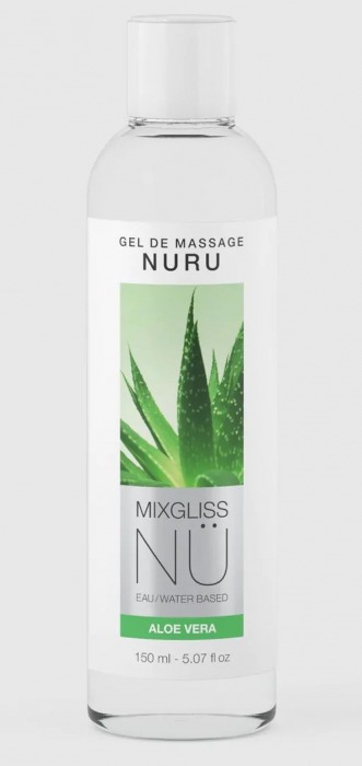 Массажный гель на водной основе Mixgliss NU Aloe Vera - 150 мл. - Mixgliss - купить с доставкой в Саранске