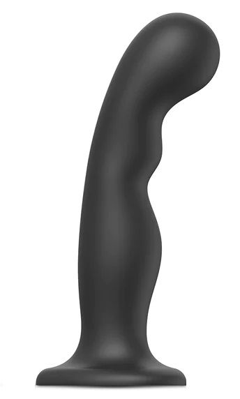 Черная насадка Strap-On-Me Dildo Plug P G size XXL - Strap-on-me - купить с доставкой в Саранске