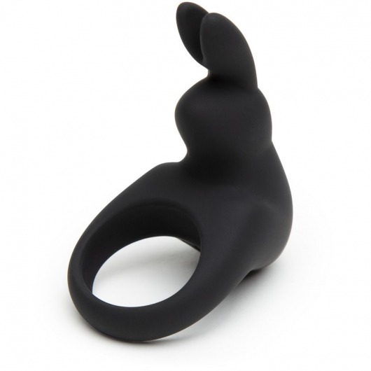 Черное эрекционное виброкольцо Happy Rabbit Rechargeable Rabbit Cock Ring - Happy Rabbit - в Саранске купить с доставкой