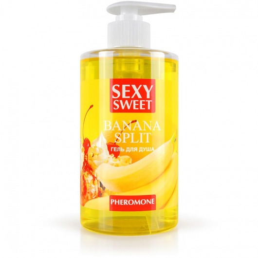 Гель для душа Sexy Sweet Banana Split с ароматом банана и феромонами - 430 мл. -  - Магазин феромонов в Саранске