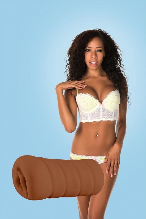 Коричневый мастурбатор-вагина BRIANNA - Dream Toys - в Саранске купить с доставкой