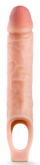 Телесная насадка на пенис 10 Inch Cock Sheath Extender - 25 см. - Blush Novelties - в Саранске купить с доставкой