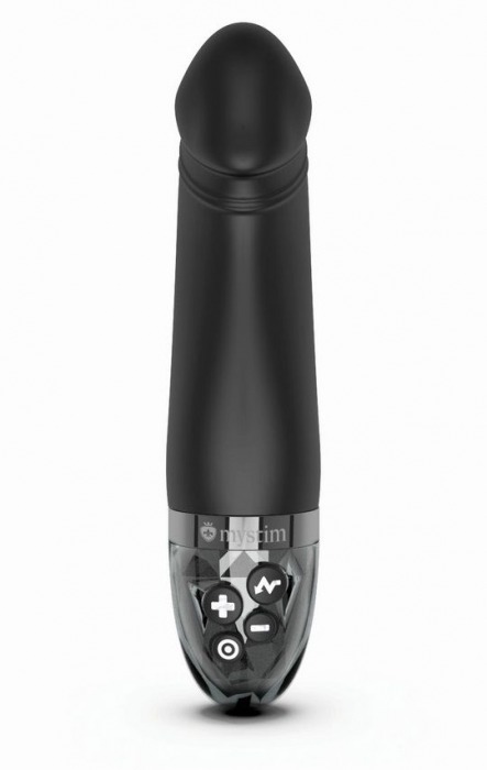 Черный вибратор с электростимуляцией Real Deal Neal - 16,5 см. - MyStim - купить с доставкой в Саранске
