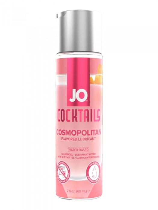 Вкусовой лубрикант на водной основе JO Cocktails Cosmopolitan - 60 мл. - System JO - купить с доставкой в Саранске