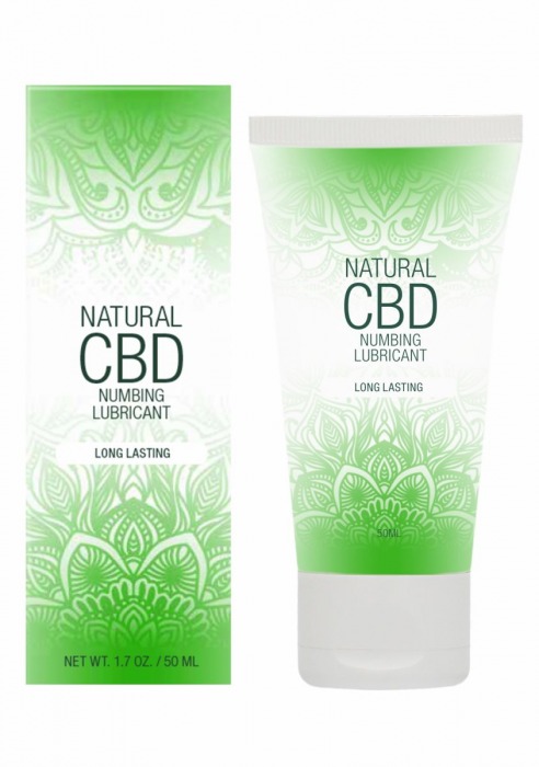 Лубрикант с пролонгирующим эффектом Natural CBD Numbing Lubricant - 50 мл. - Shots Media BV - купить с доставкой в Саранске