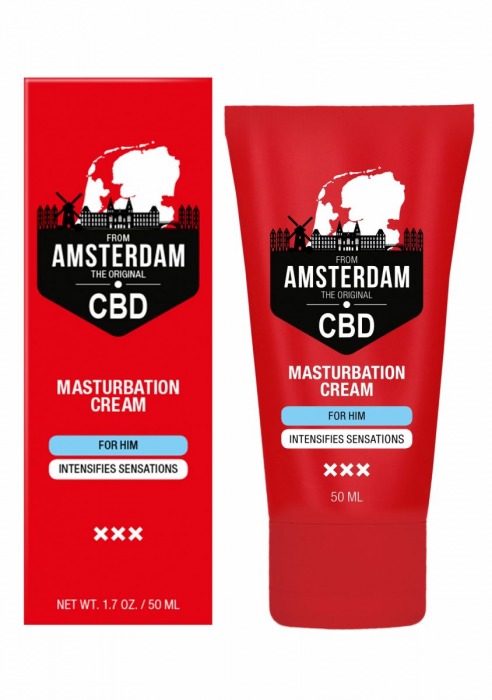 Крем для мастурбации для мужчин CBD from Amsterdam Masturbation Cream For Him - 50 мл. - Shots Media BV - купить с доставкой в Саранске