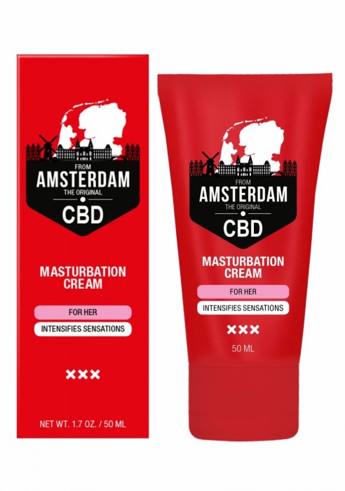 Крем для мастурбации для женщин CBD from Amsterdam Masturbation Cream For Her - 50 мл. - Shots Media BV - купить с доставкой в Саранске