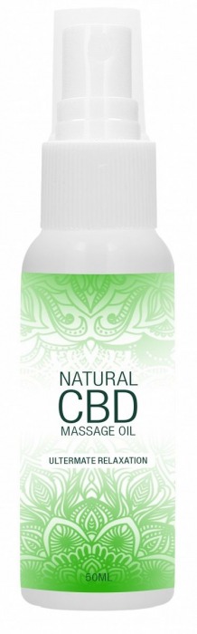 Массажное масло Natural CBD Massage Oil - 50 мл. - Shots Media BV - купить с доставкой в Саранске