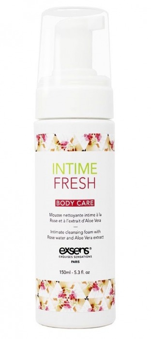 Органическая интимная очищающая пенка Intime Fresh - 150 мл. - Exsens - купить с доставкой в Саранске
