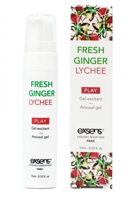 Возбуждающий гель Fresh Ginger Lychee Arousal Gel - 15 мл. - Exsens - купить с доставкой в Саранске