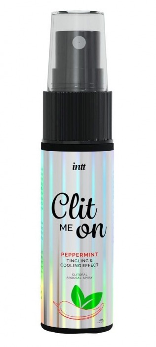 Клиторальный возбуждающий спрей Clit Me On Peppermint - 12 мл. - INTT - купить с доставкой в Саранске