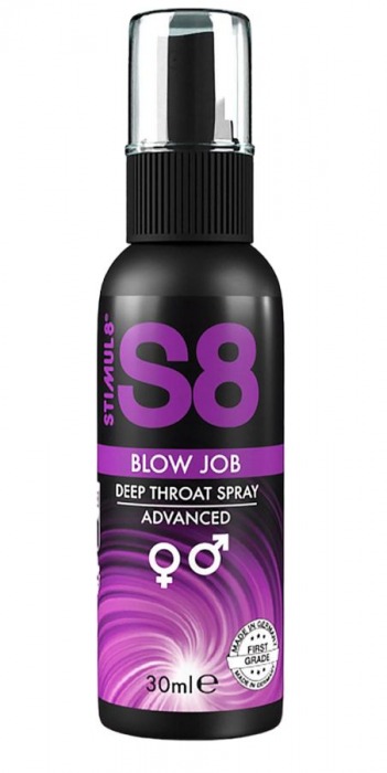 Лубрикант для орального секса S8 Deep Throat Spray - 30 мл. - Stimul8 - купить с доставкой в Саранске