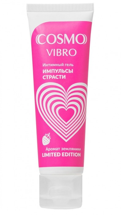 Возбуждающий гель на водно-силиконовой основе Cosmo Vibro с ароматом земляники - 50 гр. - Биоритм - купить с доставкой в Саранске