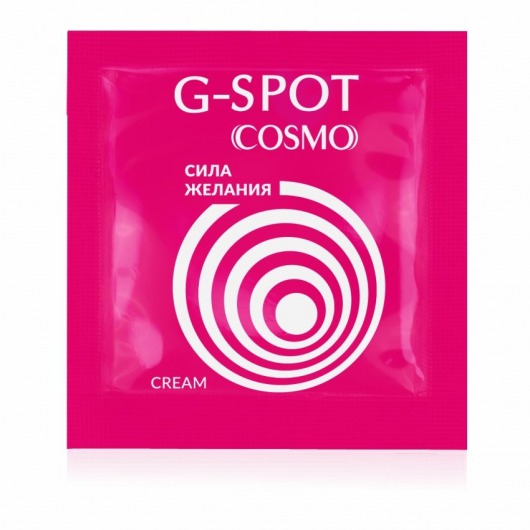 Стимулирующий интимный крем для женщин Cosmo G-spot - 2 гр. - Биоритм - купить с доставкой в Саранске