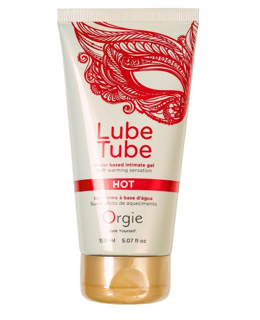 Интимный гель на водной основе Lube Tube Hot с разогревающим эффектом - 150 мл. - ORGIE - купить с доставкой в Саранске