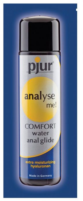 Анальный лубрикант pjur ANALYSE ME Comfort Water Anal Glide - 2 мл. - Pjur - купить с доставкой в Саранске