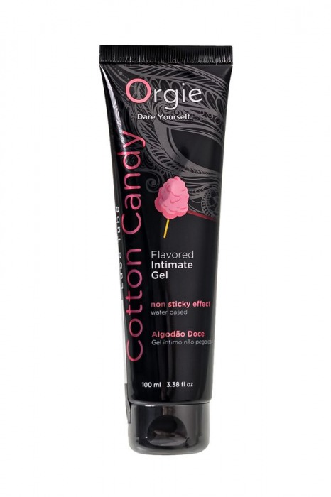 Интимный гель на водной осное Lube Tube Cotton Candy со вкусом сахарной ваты - 100 мл. - ORGIE - купить с доставкой в Саранске