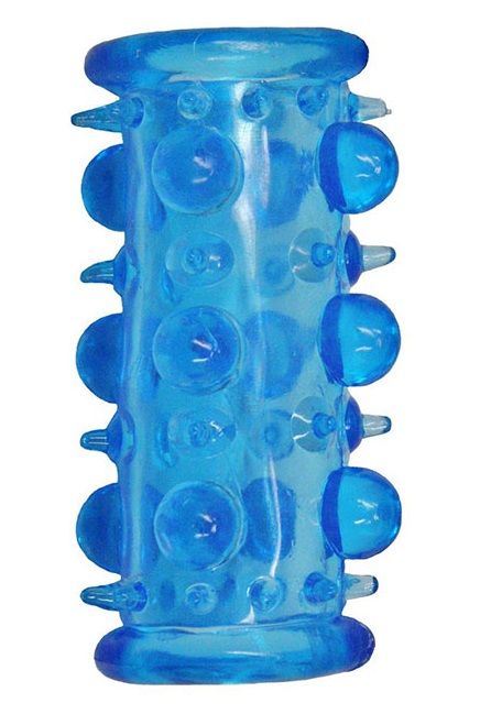 Голубая насадка с шипами и шишечками LUST CLUSTER - Dream Toys - в Саранске купить с доставкой