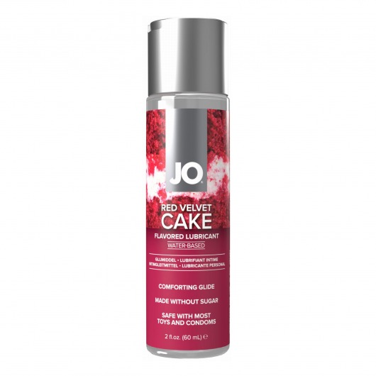 Лубрикант на водной основе JO H2O Red Velvet Cake Flavored Lubricant - 60 мл. - System JO - купить с доставкой в Саранске