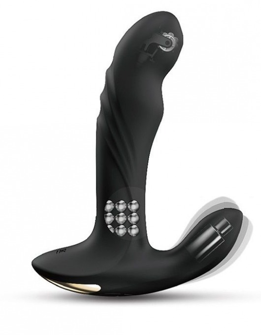 Черный вибромассажер простаты Multi P-Joy с 3 моторами - Dorcel - в Саранске купить с доставкой