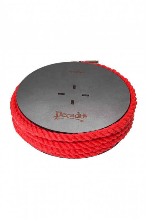 Красная веревка для шибари на катушке - 10 м. - Pecado - купить с доставкой в Саранске