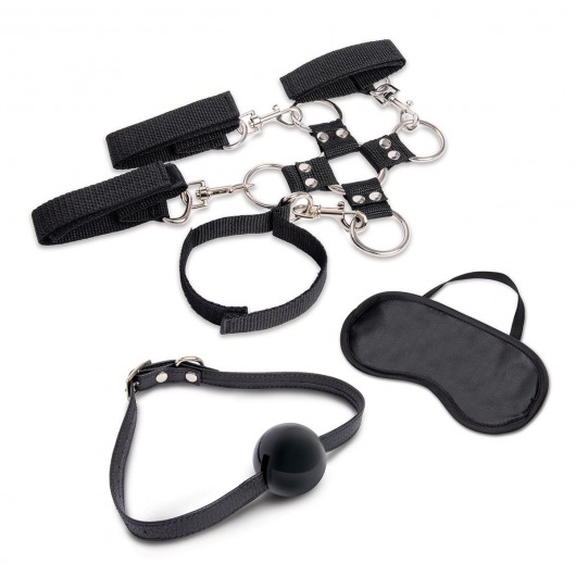 Набор для фиксации из 7 предметов Hogtie   Ball Gag Kit - Lux Fetish - купить с доставкой в Саранске