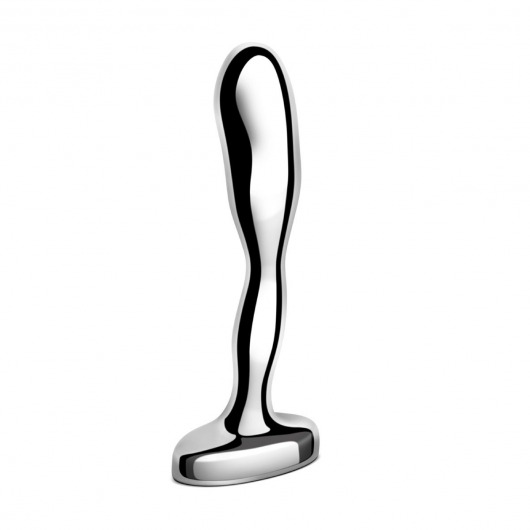 Стальной стимулятор простаты Stainless Steel Prostate Plug - 11,5 см. - b-Vibe - в Саранске купить с доставкой