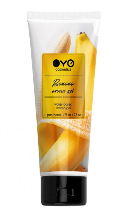 Лубрикант на водной основе OYO Aroma Gel Banana с ароматом банана - 75 мл. - OYO - купить с доставкой в Саранске