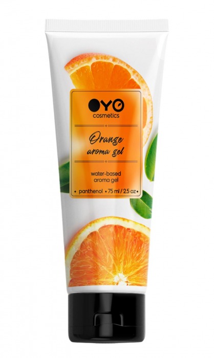 Лубрикант на водной основе OYO Aroma Gel Orange с ароматом апельсина - 75 мл. - OYO - купить с доставкой в Саранске