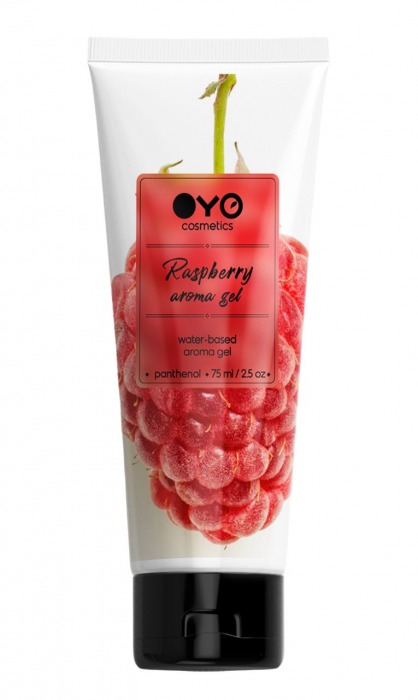 Лубрикант на водной основе OYO Aroma Gel Raspberry с ароматом малины - 75 мл. - OYO - купить с доставкой в Саранске