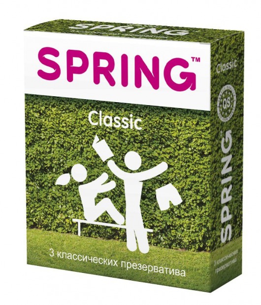 Классические презервативы SPRING CLASSIC - 3 шт. - SPRING - купить с доставкой в Саранске