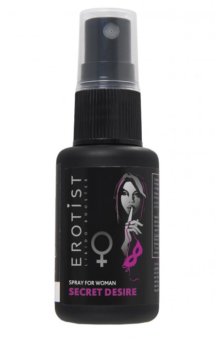 Возбуждающий спрей для женщин Erotist Secret Desire - 30 мл. - Erotist Libido Booster - купить с доставкой в Саранске