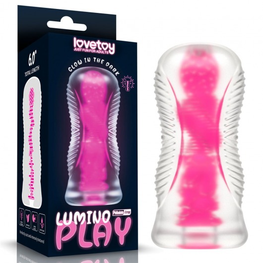 Светящийся в темноте мастурбатор 6.0 Lumino Play Masturbator - Lovetoy - в Саранске купить с доставкой