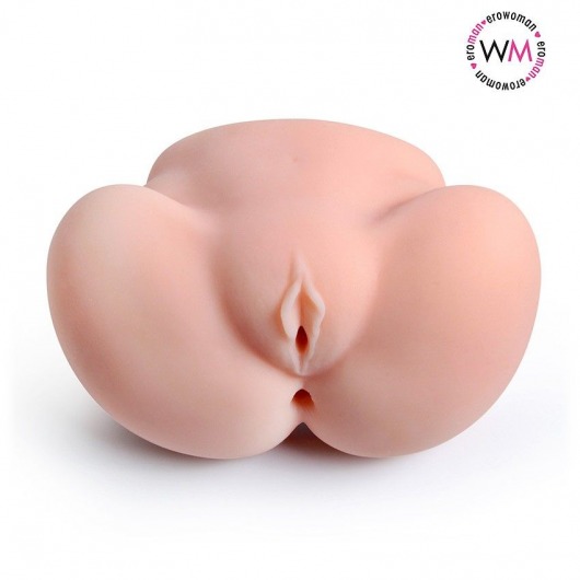 Реалистичный мастурбатор с двумя функциональными отверстиями - Erowoman-Eroman - в Саранске купить с доставкой