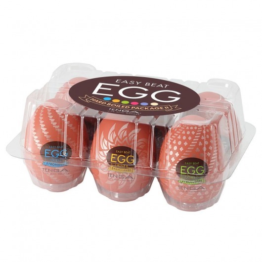 Набор из 6 мастурбаторов-яиц Tenga Egg Variety Pack V - Tenga - в Саранске купить с доставкой