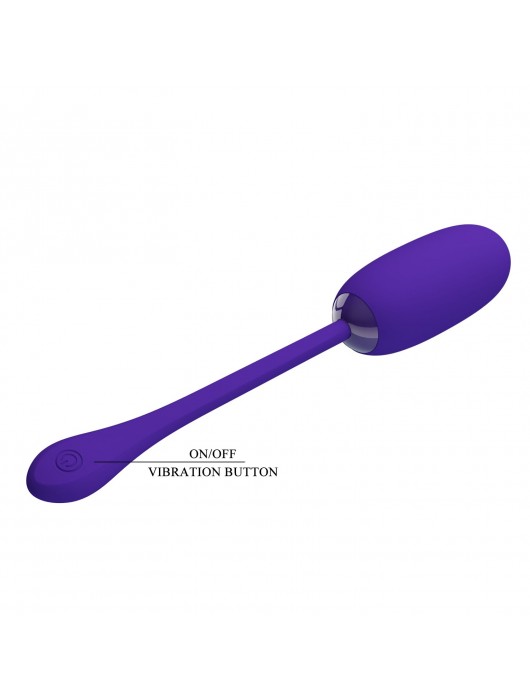 Фиолетовое перезаряжаемое виброяйцо Julius - Baile