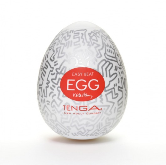 Мастурбатор-яйцо Keith Haring EGG PARTY - Tenga - в Саранске купить с доставкой