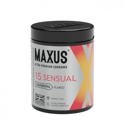 Анатомические презервативы MAXUS Sensual - 15 шт. - Maxus - купить с доставкой в Саранске