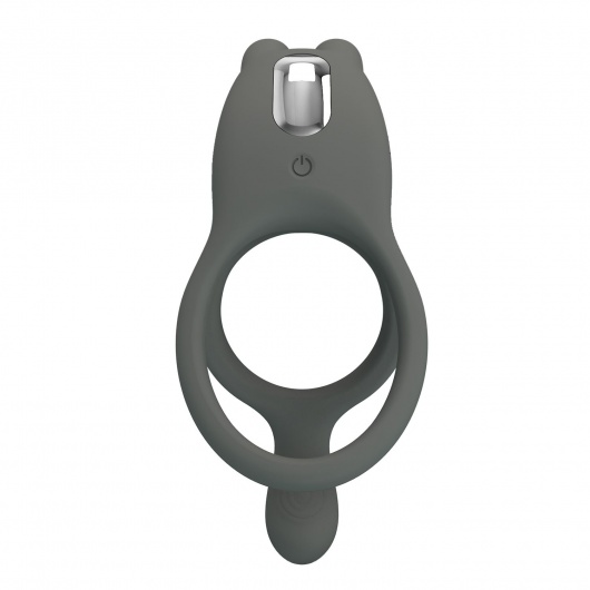 Серое эрекционное виброкольцо Dwayne - Baile - в Саранске купить с доставкой