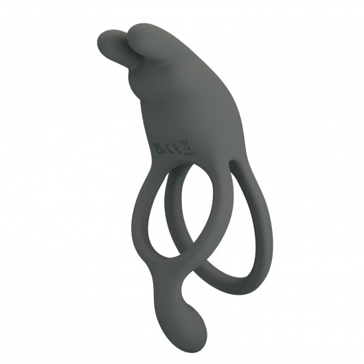 Серое эрекционное виброкольцо Dwayne - Baile - в Саранске купить с доставкой