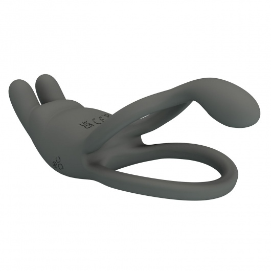 Серое эрекционное виброкольцо Dwayne - Baile - в Саранске купить с доставкой