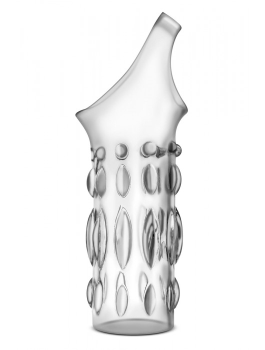 Прозрачная насадка на пенис Stretchy Studded Penis Sleeve Ring - Blush Novelties - в Саранске купить с доставкой