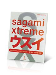 Ультратонкий презерватив Sagami Xtreme SUPERTHIN - 1 шт. - Sagami - купить с доставкой в Саранске