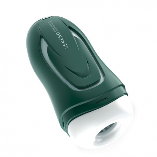 Зеленый вибромастурбатор с голосовым сопровождением Veneno - Rends - в Саранске купить с доставкой