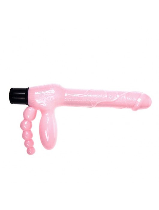 Безремневой вибрострапон с анальным отростком - Baile - купить с доставкой в Саранске